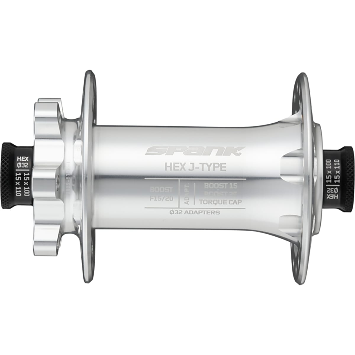 Framnavnav SPANK HEX 15/20 mm Boost Silver