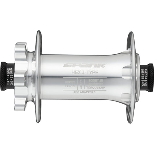 SPANK HEX 15/20 mm Boost Front Hub Silver