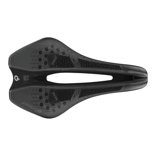 Sadel PROLOGO DIMENSION TRI CPC Bredd 143mm Skenor Nack Kolfiber Svart