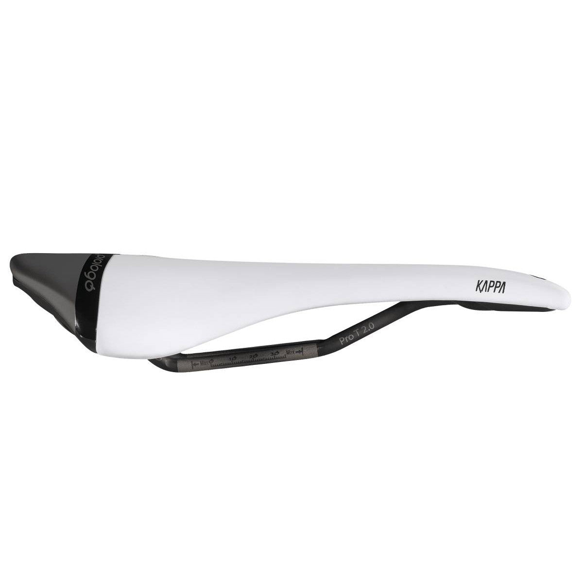 Sadel PROLOGO KAPPA PAS Bredd 147mm Skenor T2.0 Vit