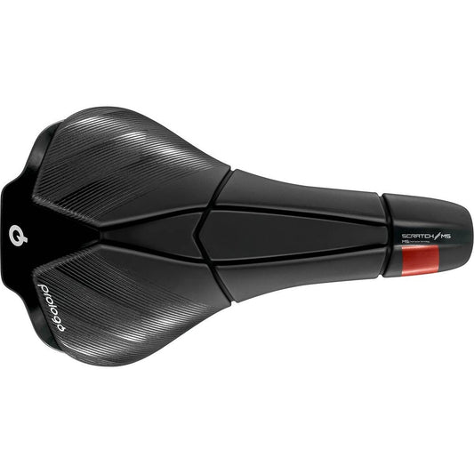 Sadel PROLOGO SCRATCH M5 AGX Tirox-skenor bredd 140 mm Svart