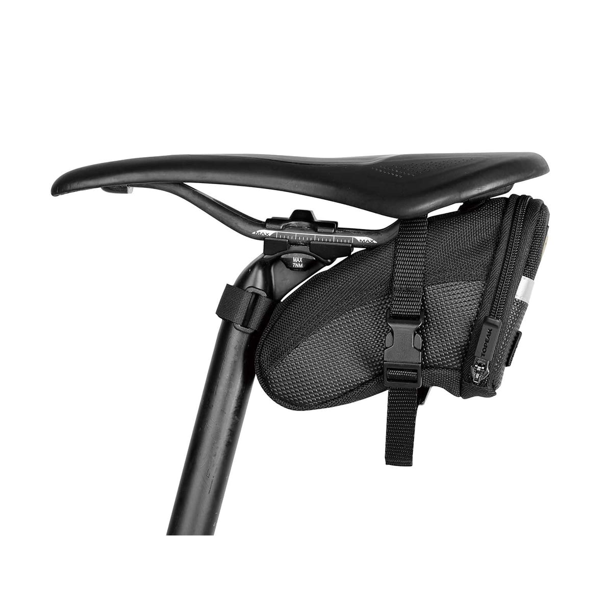 TOPEAK AERO WEDGE PACK STRAP - S Saddle Bag Black