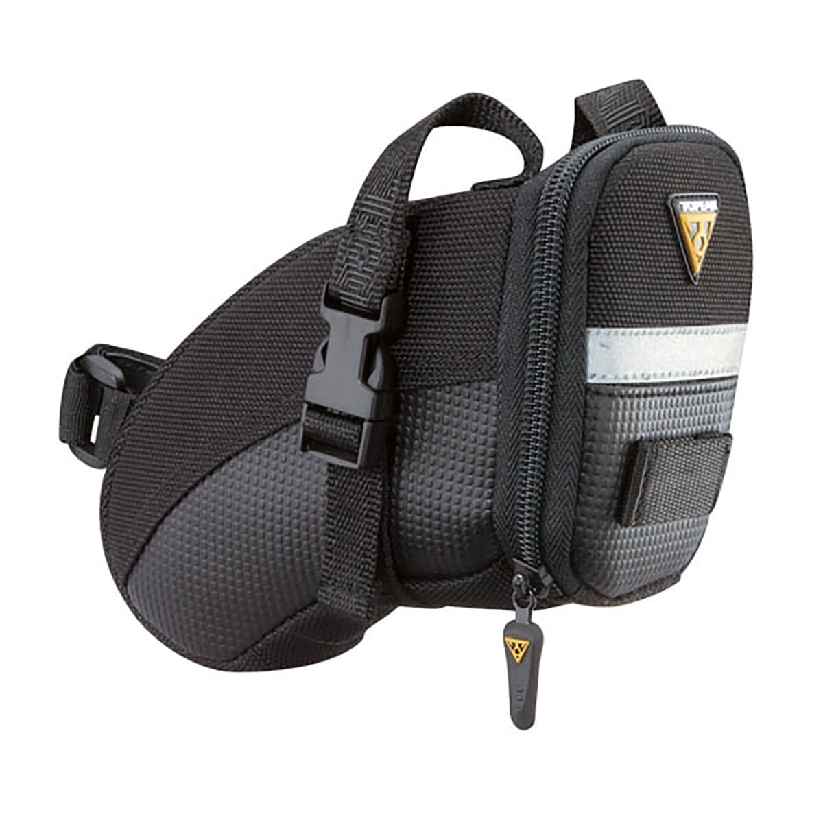 Saddeltaske TOPEAK AERO WEDGE PACK STRAP Micro Sort