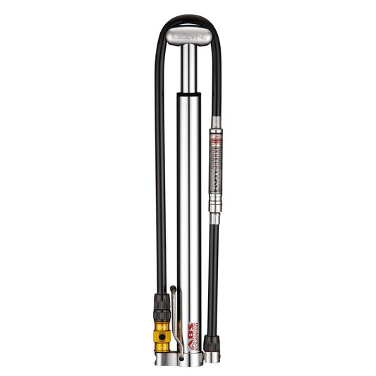 LEZYNE MICRO FLOOR DRIVE HPG Compact Floor Pump Silver