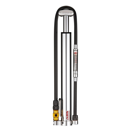 LEZYNE MICRO FLOOR DRIVE HVG Compact Floor Pump Silver