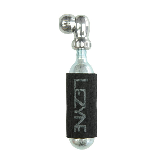 LEZYNE TWIN SPEED DRIVE CO2 Inflator + 16 g Threaded CO2 Cartridge (x1)