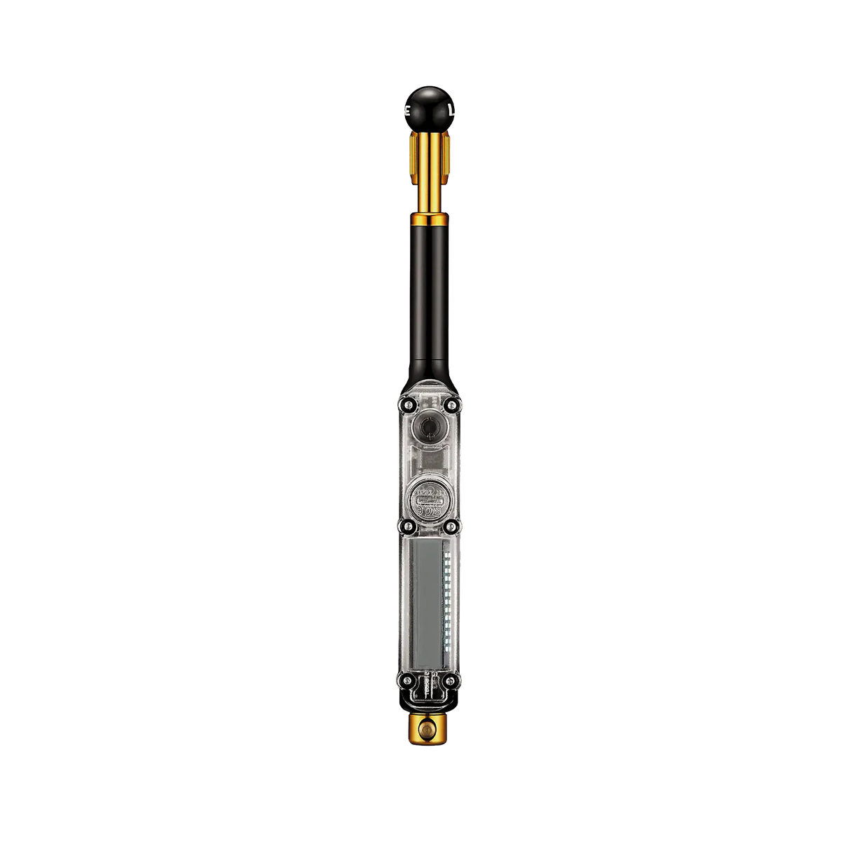 Højtryks-støddæmperpumpe LEZYNE DIGITAL SHOCK DRIVE Sort/Guld