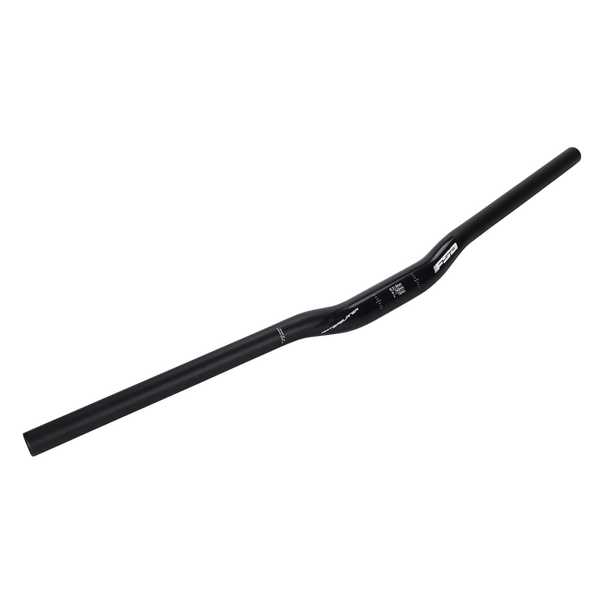 FSA AFTERBURNER Aluminium Rise 15mm 31.8/760mm Black Handlebar