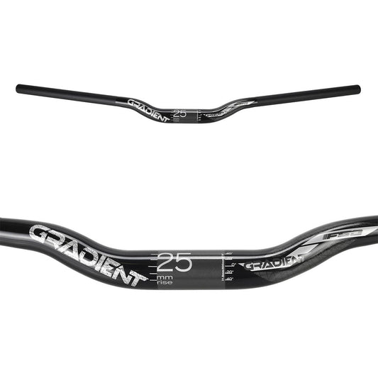 Styre FSA GRADIENT Aluminium Rise 25mm 31,8/800mm Svart
