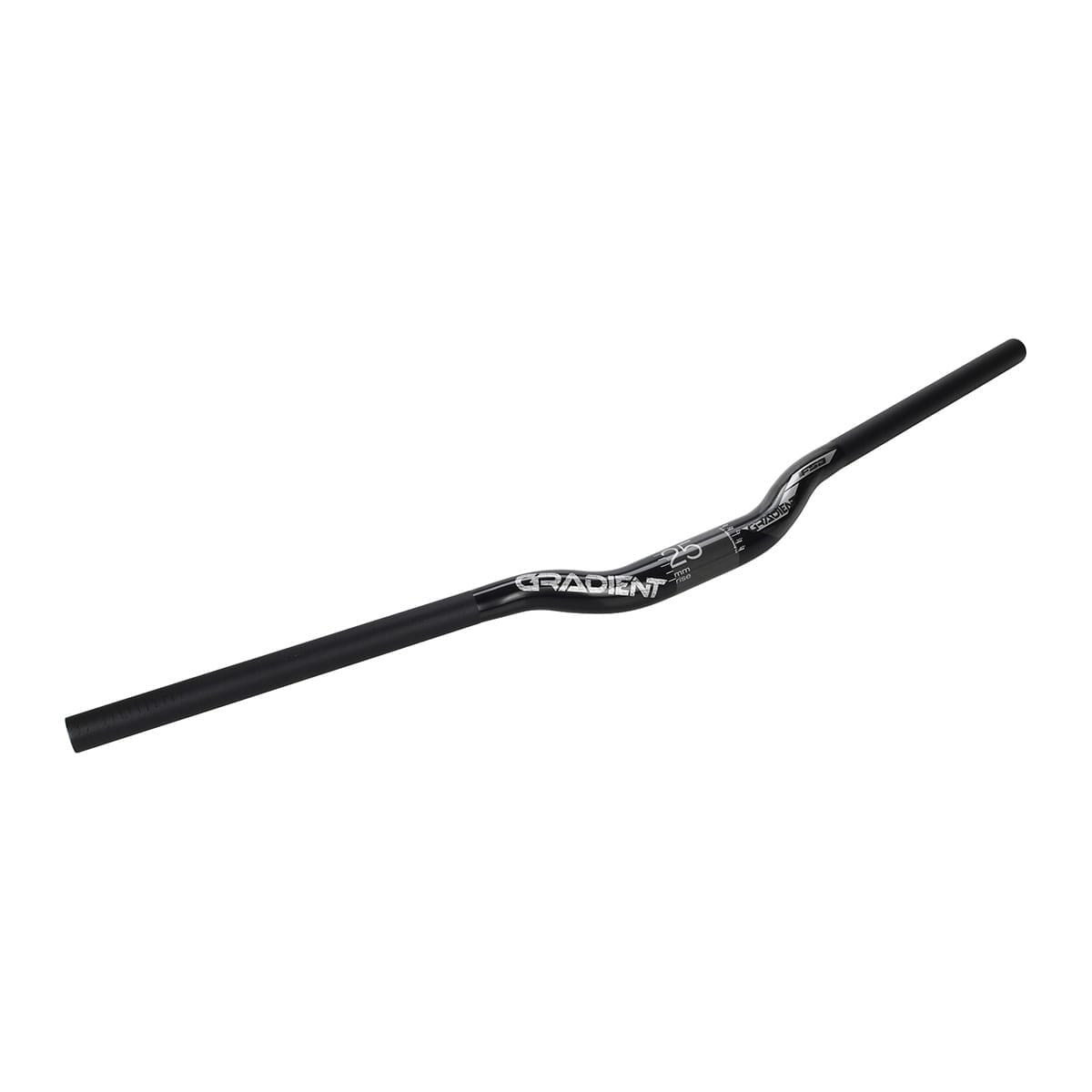 FSA GRADIENT Aluminium styret Rise 25mm 31,8/800mm Sort