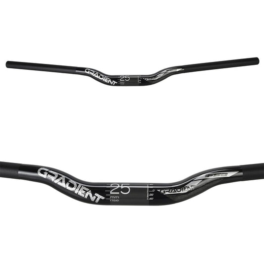 Stuur FSA GRADIENT Aluminium Rise 25mm 31,8/760mm Zwart