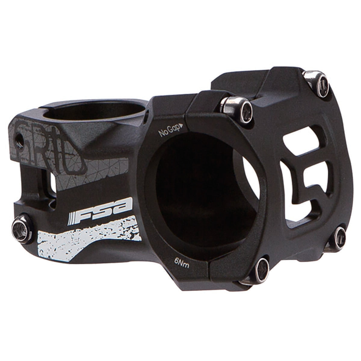 FSA GRID Aluminium Stem 6° 1"1/2 Ø35mm Black