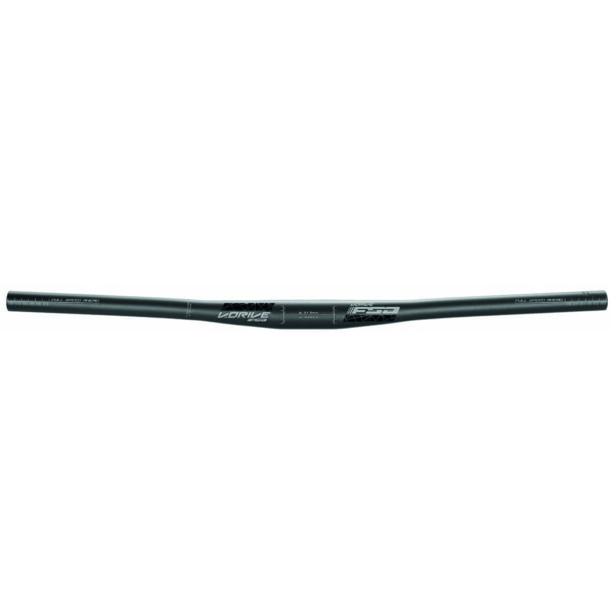 FSA V-Drive Flat Aluminium Handlebar 31.8/740mm Black