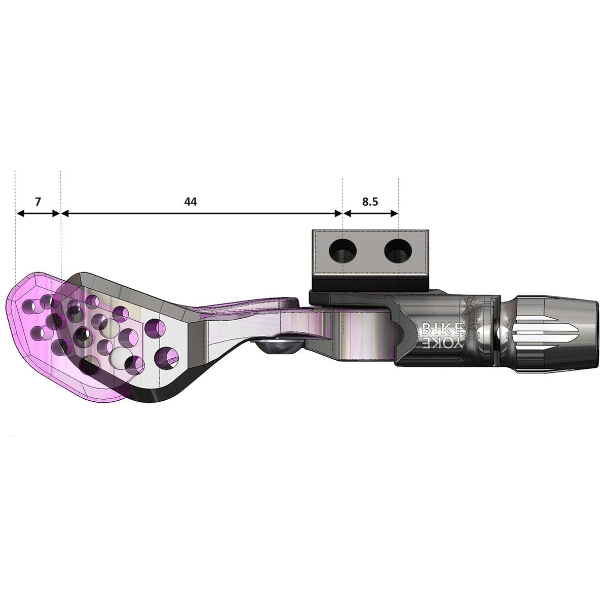 BIKEYOKE TRIGGY ALPHA Long Seatpost Remote without Clamp #BY-TRGAL