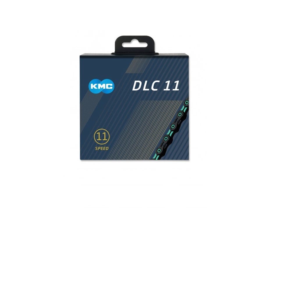 Łańcuch 11V KMC DLC11 Czarny/Turkusowy