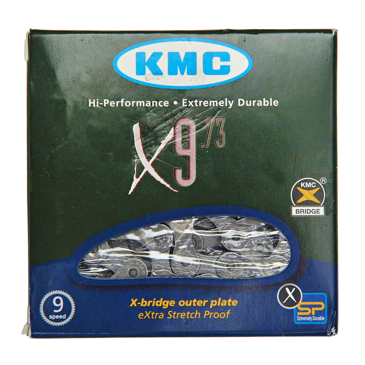9-Speed Chain KMC X9 Grey