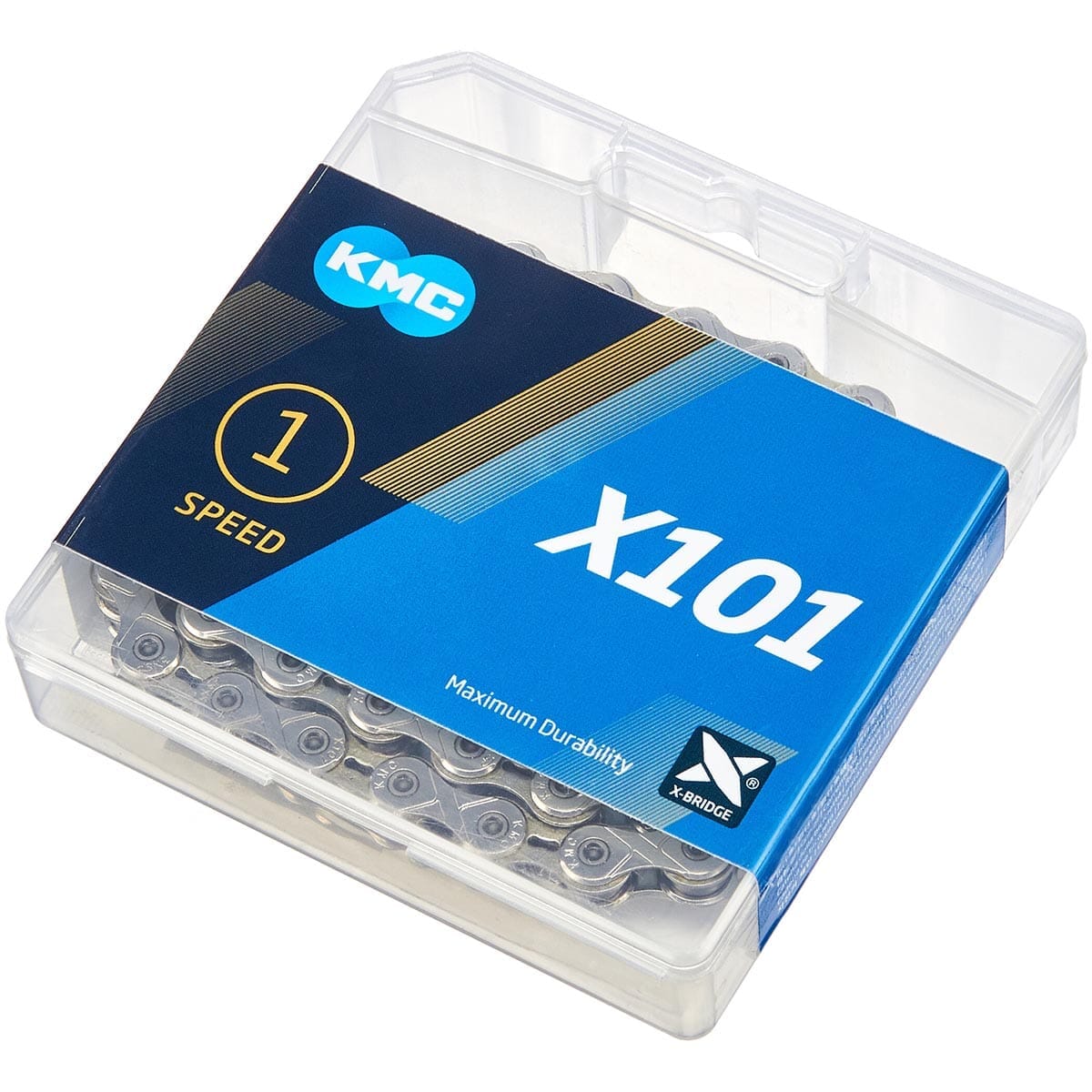 Řetěz 1rychlostní KMC X101 stříbrný