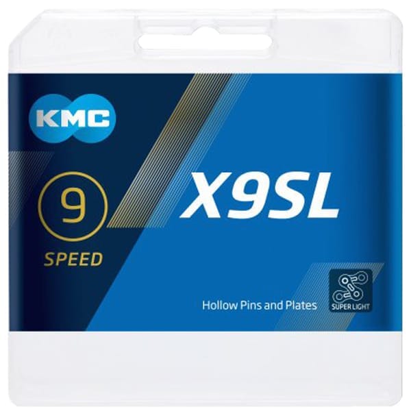 Αλυσίδα 9V KMC X9SL Ασημί