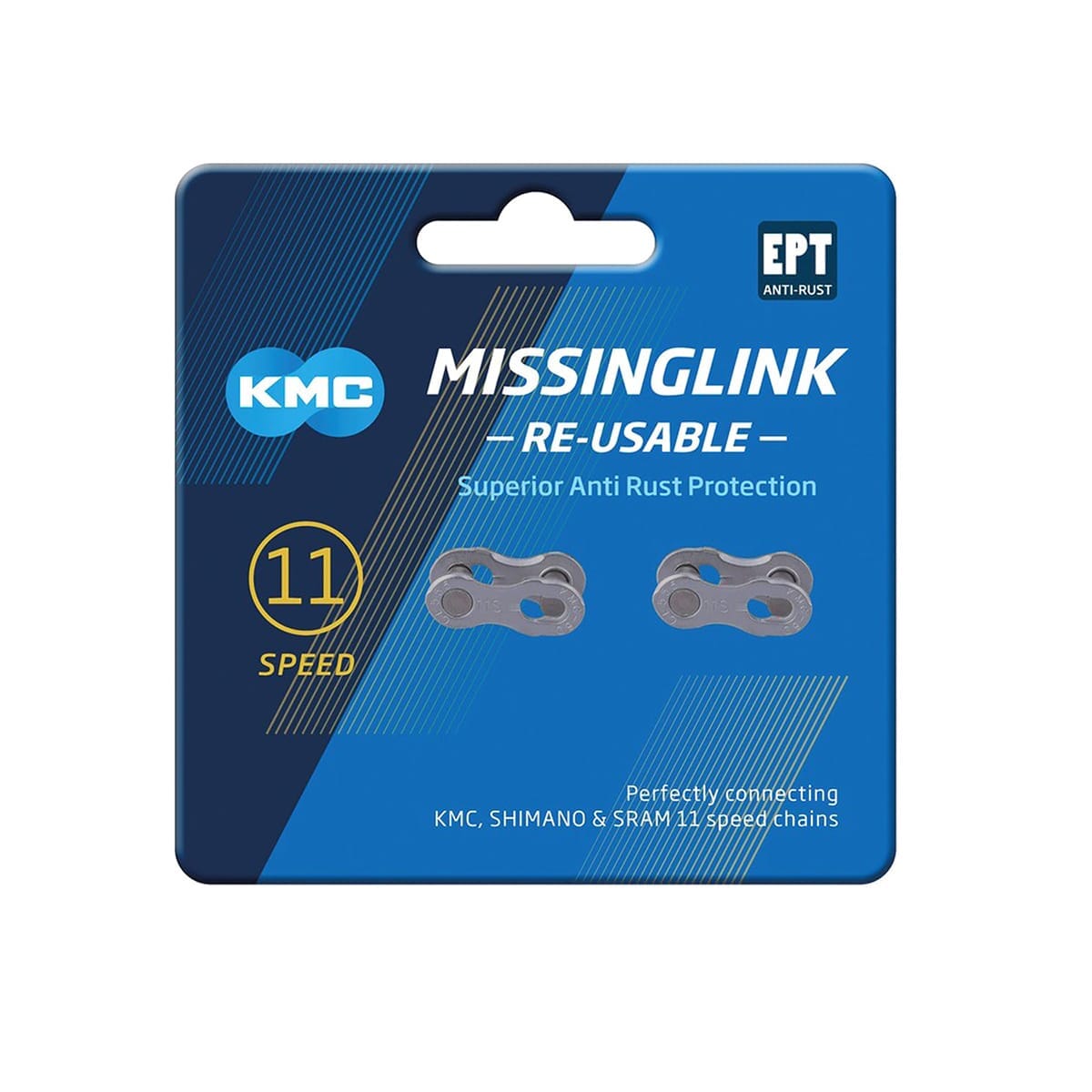 Hurtigkobling 11V KMC 11R EPT Sølv