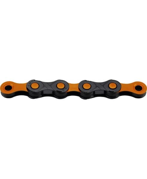 12V KMC DLC12 kæde sort/orange