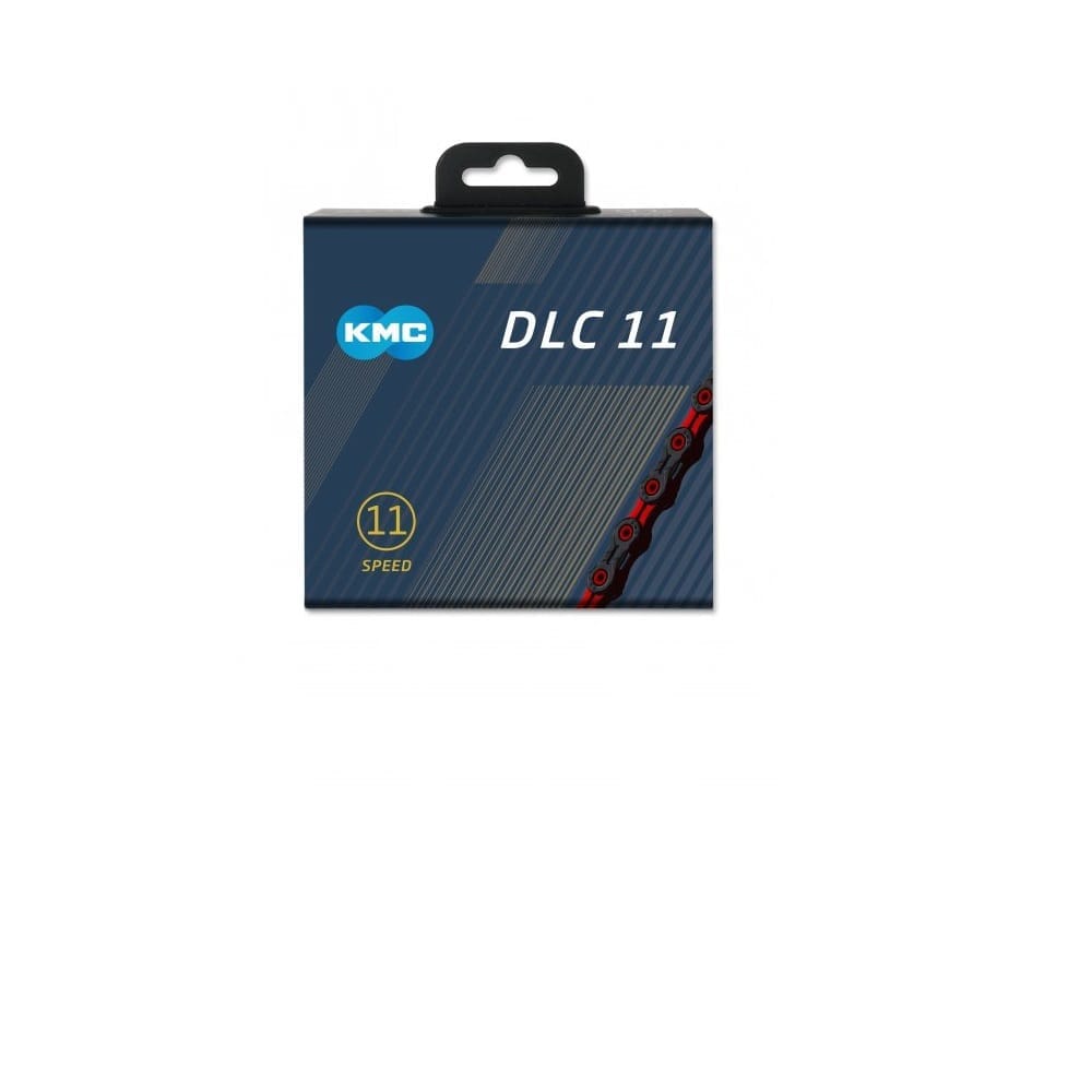 Kedja 11V KMC DLC11 Svart/Röd