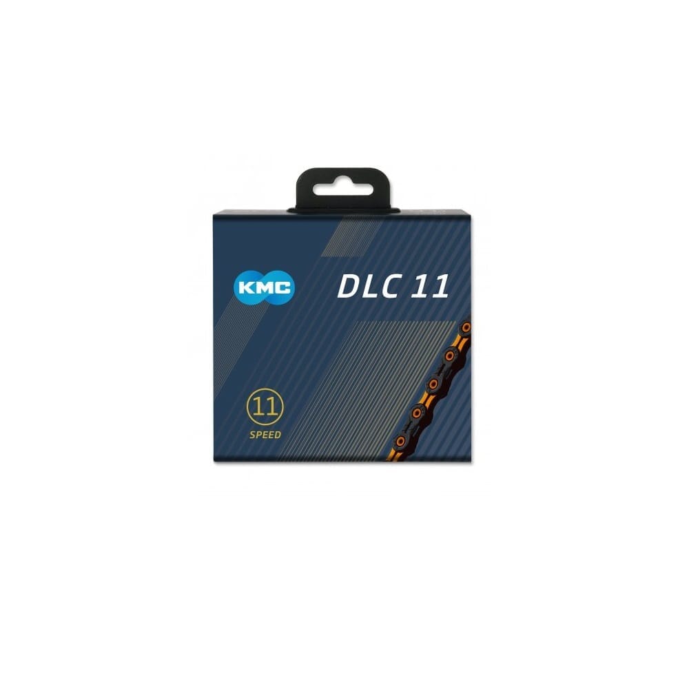 Kæde 11V KMC DLC11 Sort/Orange