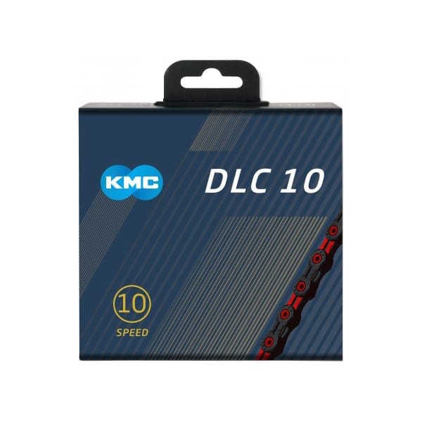 Łańcuch 10V KMC DLC10 Czarny/Czerwony
