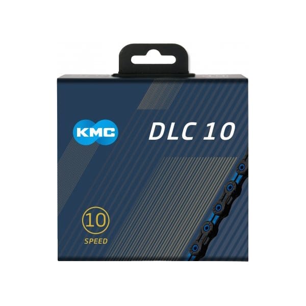 Kæde 10V KMC DLC10 Sort/Blå