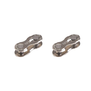 KMC 10-Speed Quick Links Silver (x2)