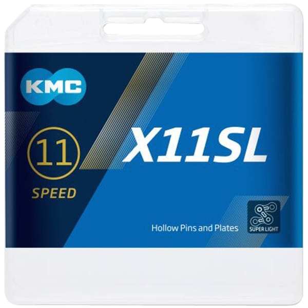 Kæde 11V KMC X11SL Ti-N Sort/Guld