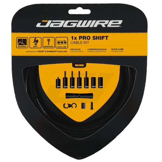 JAGWIRE PRO SHIFT 1X Sort Gearskifterkabel- og Kappekit