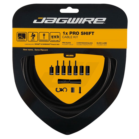 Kit kabelů a bowdenů přehazovačky JAGWIRE PRO SHIFT 1X Černý/Ocelový