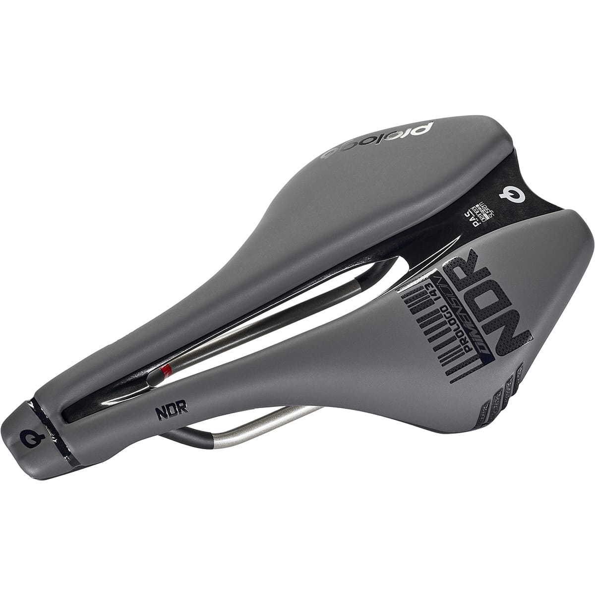 Σέλα PROLOGO DIMENSION NDR 143 mm Rails TiroX Μαύρη