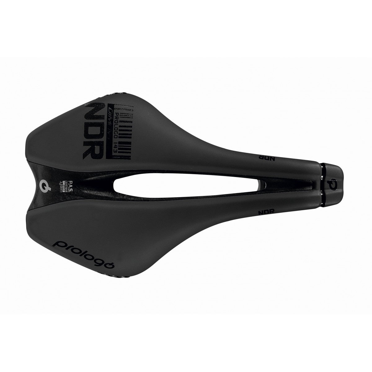 Σέλα PROLOGO DIMENSION NDR 143 mm Rails TiroX Μαύρη