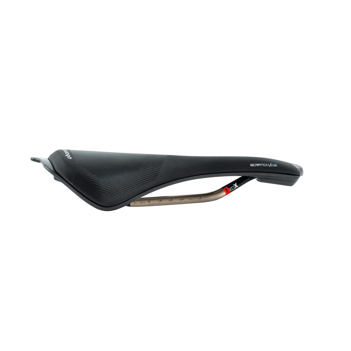 Sadel PROLOGO SCRATCH EVA Dam Bredd 140mm Rails Tirox Svart