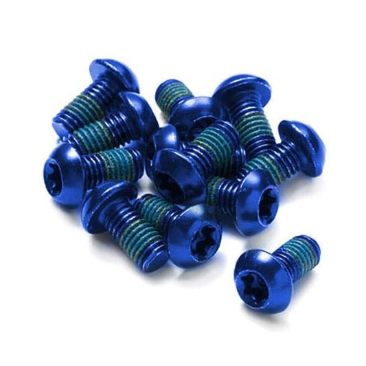 Kit of 12 REVERSE Anodised Disc Bolts