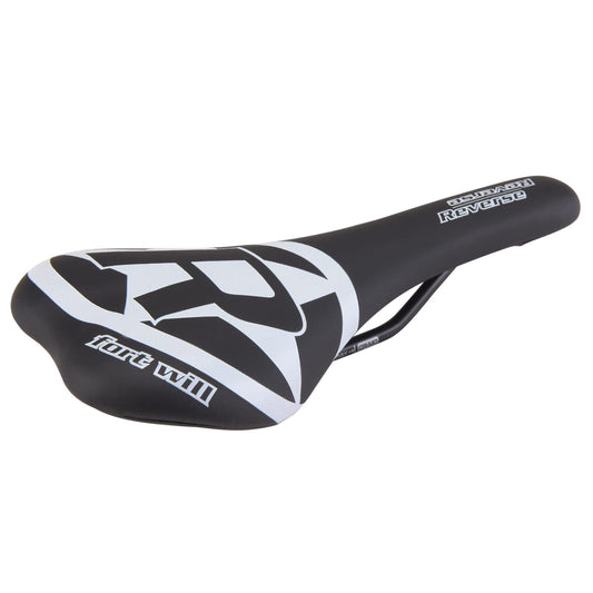 REVERSE COMPONENTS FORT WILL STYLE Saddle CrMo Rails Black/White
