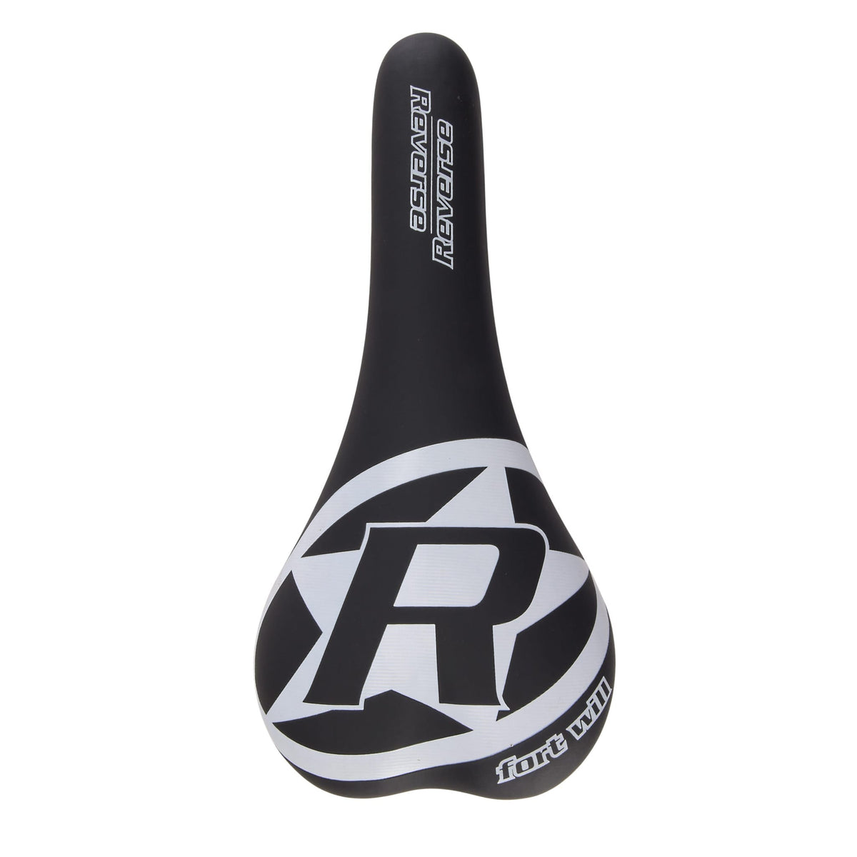 REVERSE COMPONENTS FORT WILL STYLE Saddle CrMo Rails Black/White