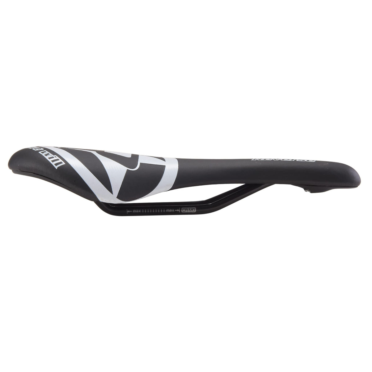 REVERSE COMPONENTS FORT WILL STYLE Saddle CrMo Rails Black/White
