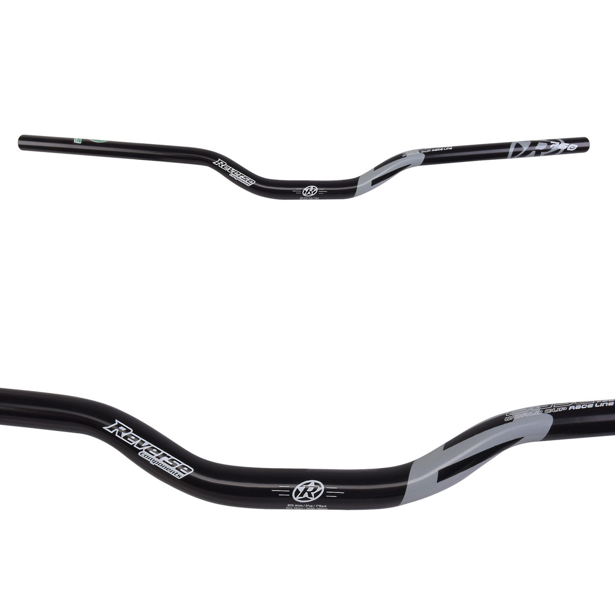 Styr REVERSE COMPONENTS BASE Rise 38mm 760mm Sort