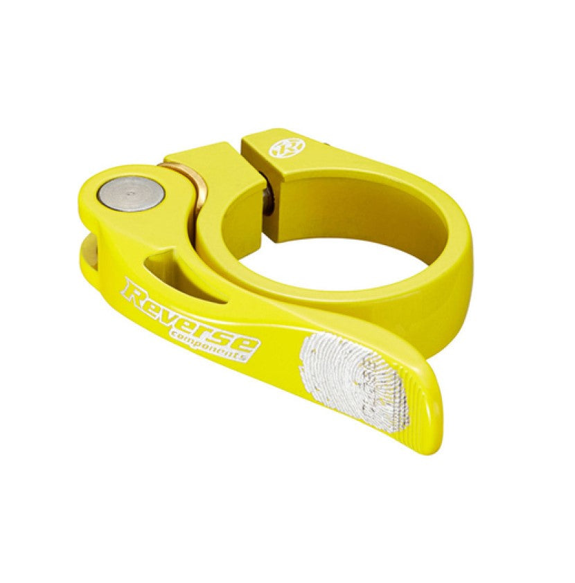 Sedlová objímka REVERSE COMPONENTS LONG LIFE Rychloupínací Žlutá Fluo