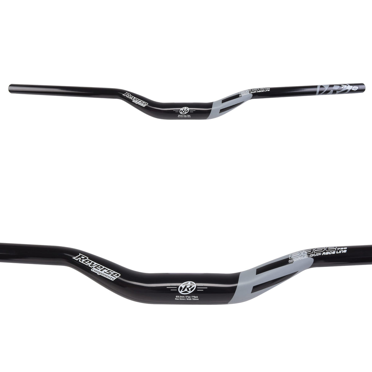 Ohjaustanko REVERSE COMPONENTS BASE Rise 35 mm 790 mm musta