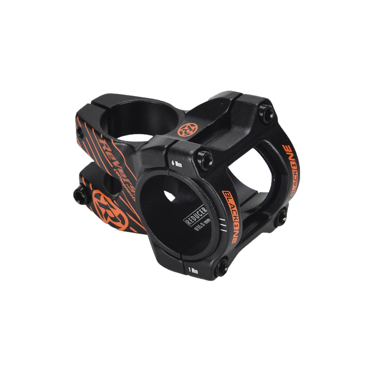 Styrstam REVERSE COMPONENTS BLACK ONE D-2 Svart/Orange
