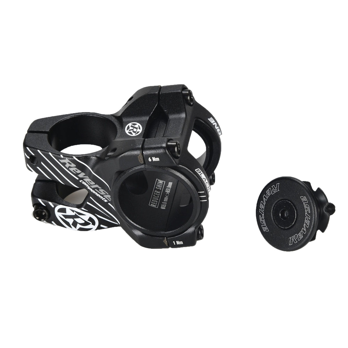 Forskaffel REVERSE COMPONENTS BLACK ONE D-2 Sort/Hvid