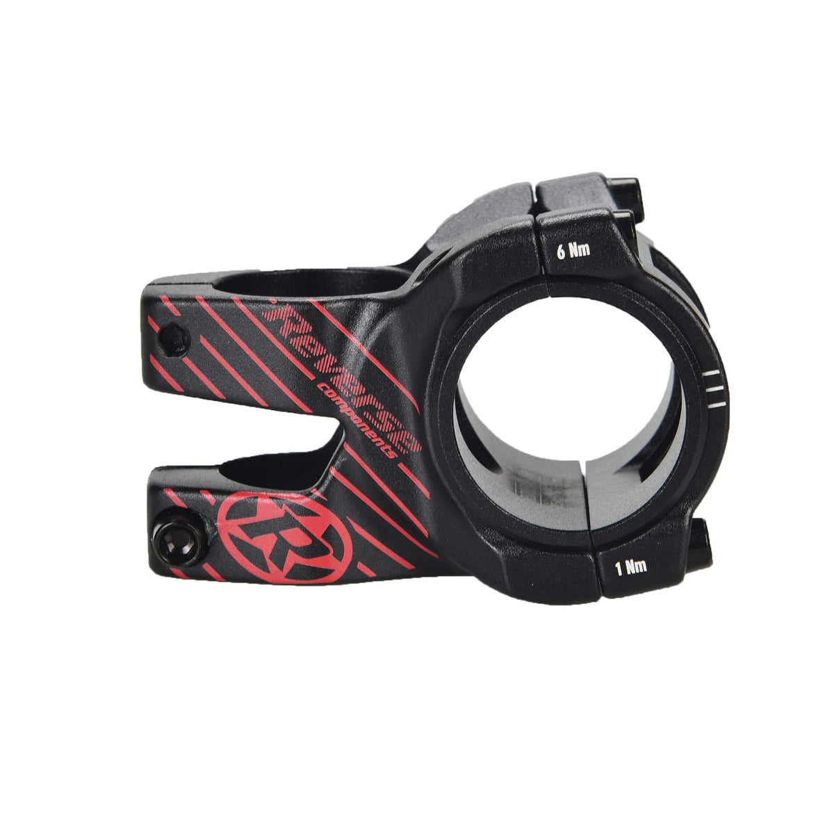 REVERSE COMPONENTS BLACK ONE D-2 Stem Black/Red
