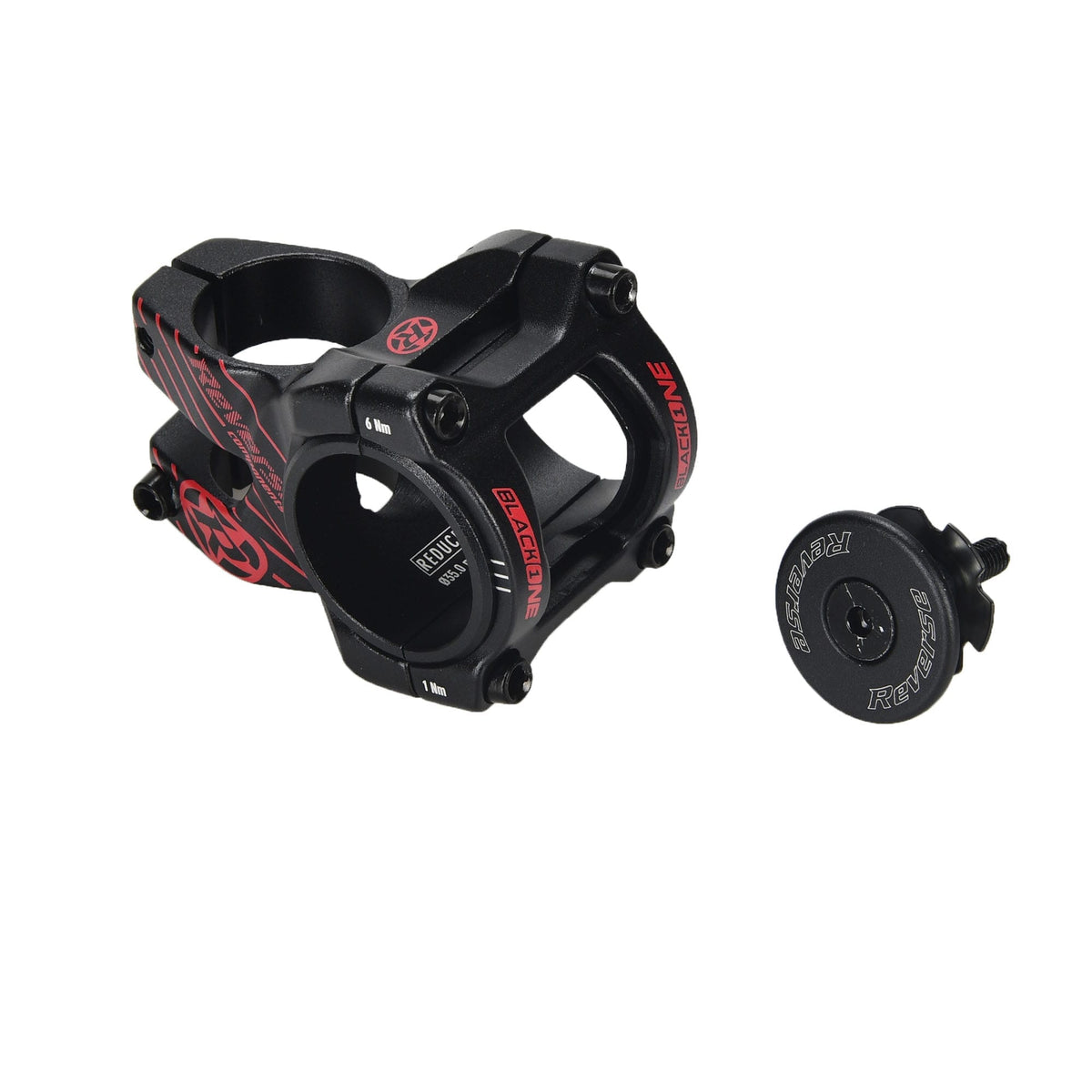 REVERSE COMPONENTS BLACK ONE D-2 Stem Black/Red