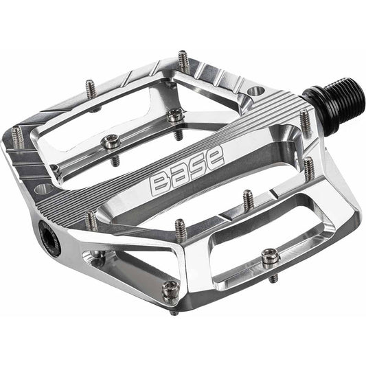 REVERSE COMPONENTS BASE Flat Pedals Silver