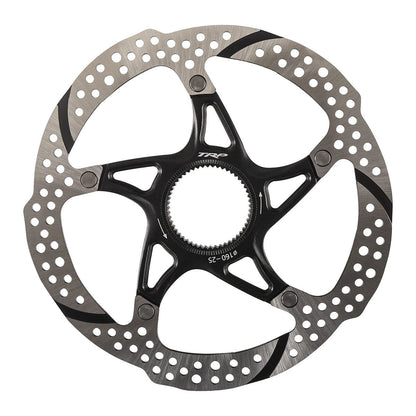 TRP -25 Centre Lock Floating Disc Silver/Black