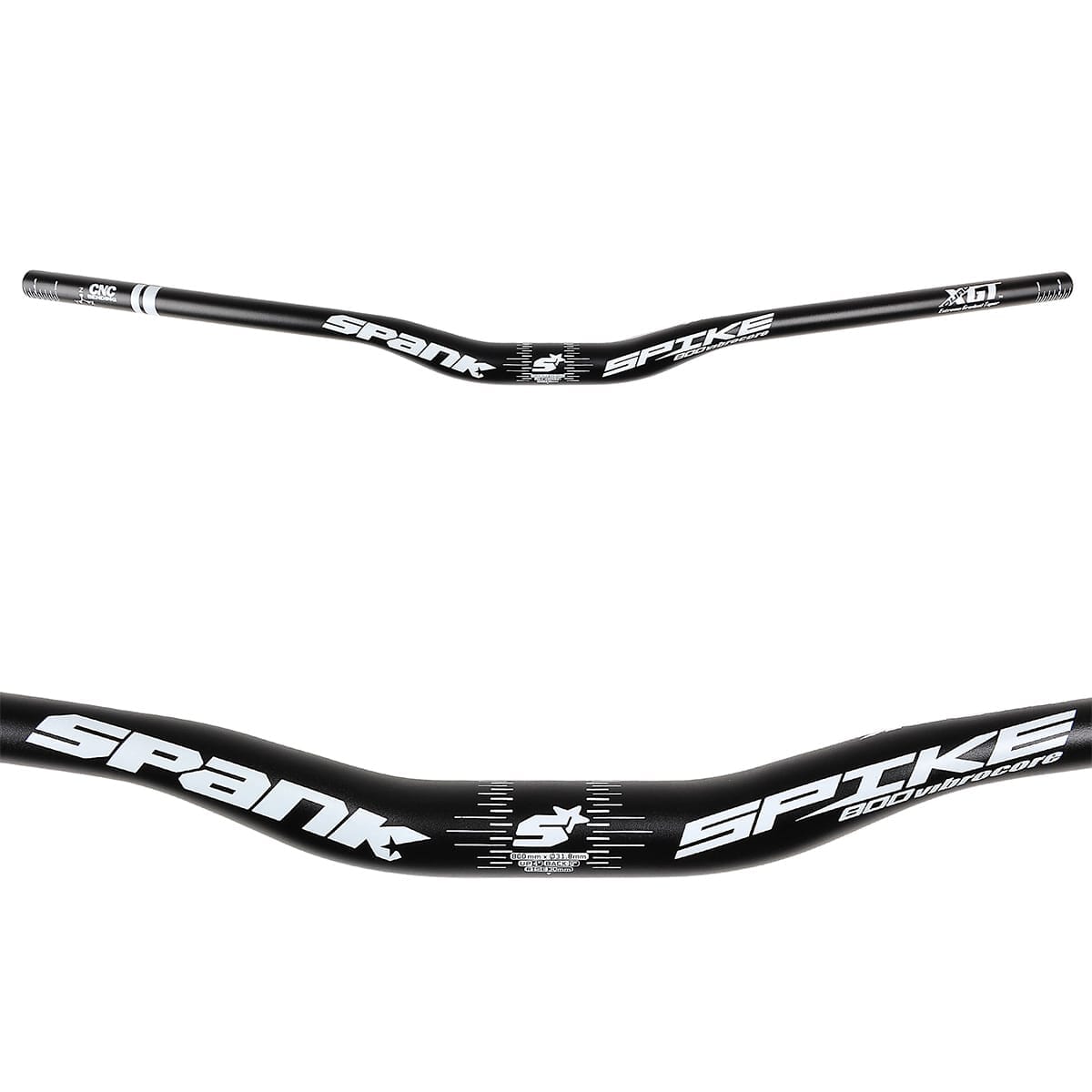Řídítka SPANK SPIKE 800 VIBROCORE Rise 30 mm 31,8/800m