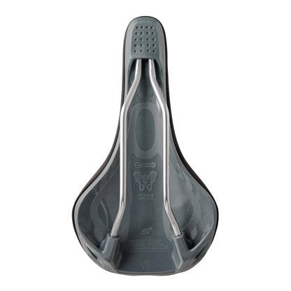 Selle SPANK OOZY 220 144mm Rails CrN/Ti Gris